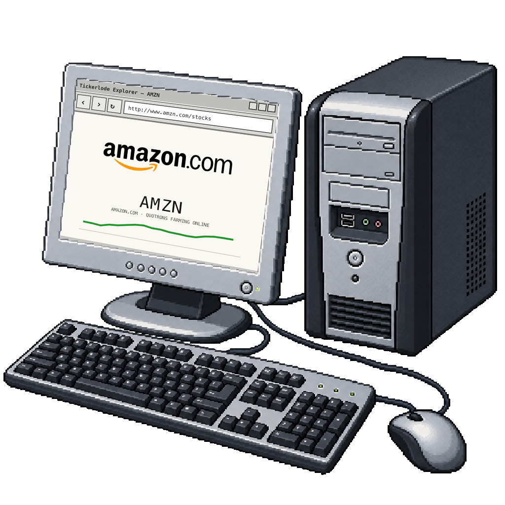 Dell Dimension 4600 Set in ORIGINAL ONYX with AMZN screen art