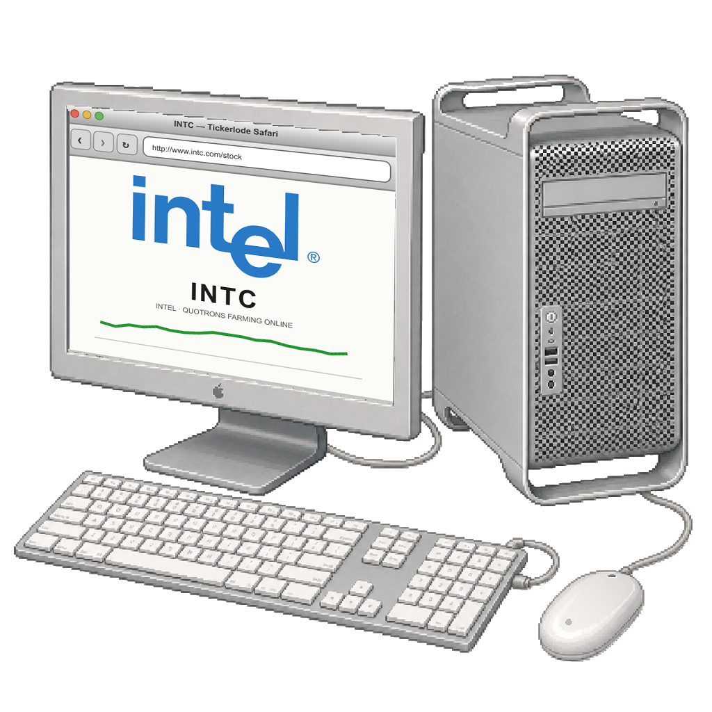 Power Mac G5 Set in ORIGINAL ALUMINUM with INTC screen art