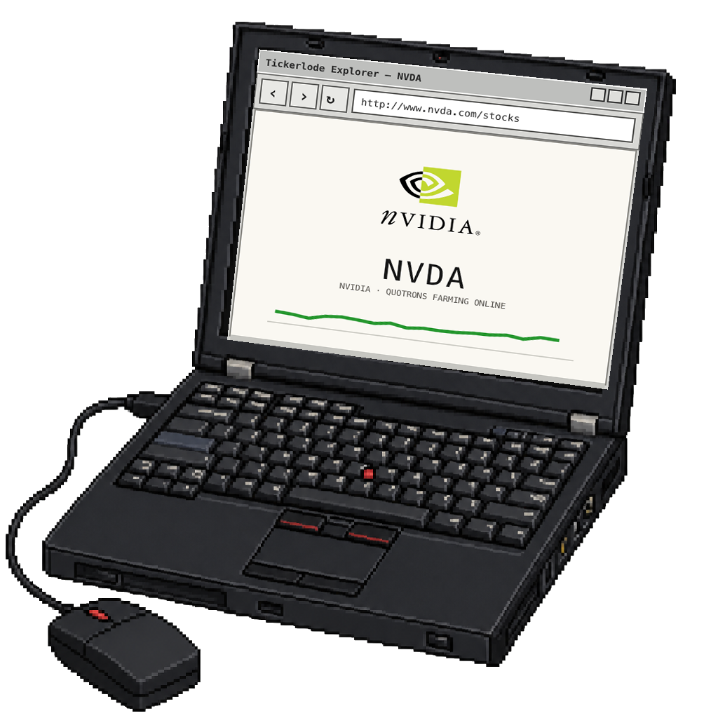 ThinkPad T23 in ORIGINAL BLACK with NVDA screen art